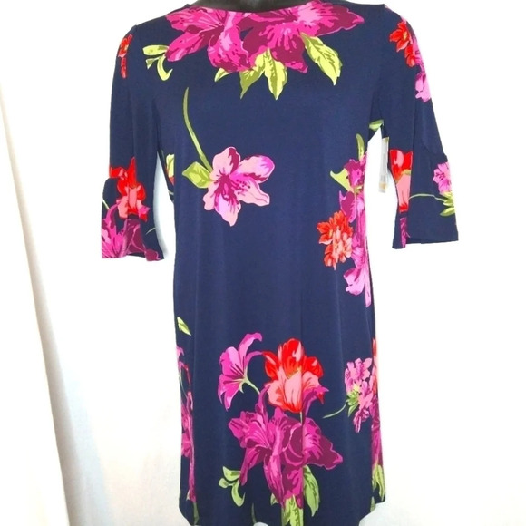 Pretty Floral Sheath Dress NWT 😍 - Picture 1 of 10